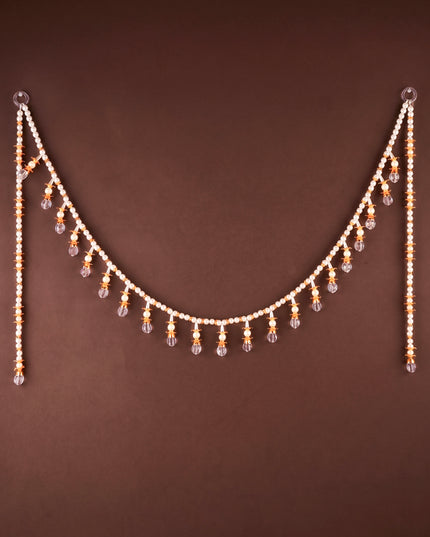 White Beads Thoran - WL6008