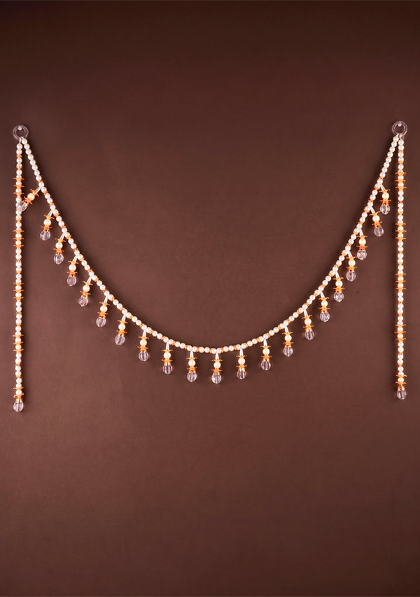 White Beads Thoran - WL6008