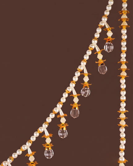 White Beads Thoran - WL6008