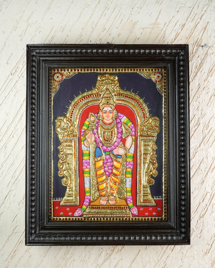 Tanjore Painting - Murugan - Semi Embossed - 18x14 inch - WL6010