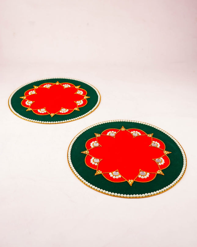 Rangoli: Floral Base - Set of 2 - WL6016