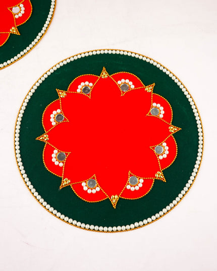 Rangoli: Floral Base - Set of 2 - WL6016