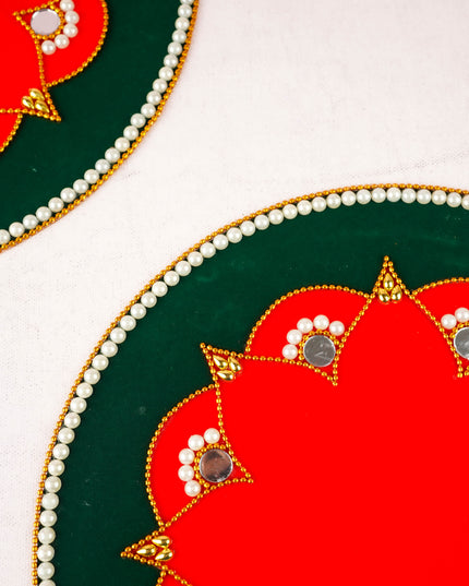 Rangoli: Floral Base - Set of 2 - WL6016