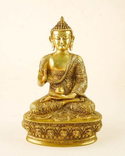 Brass Buddha - 12 inch - WL6019