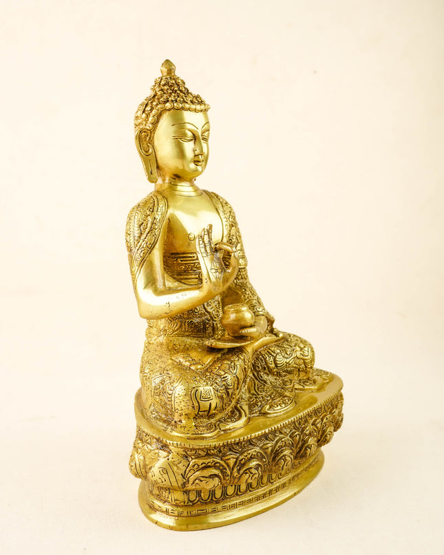 Brass Buddha - 12 inch - WL6019
