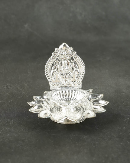Gajalakshmi Diya with Lotus - 3 inch - WL6026