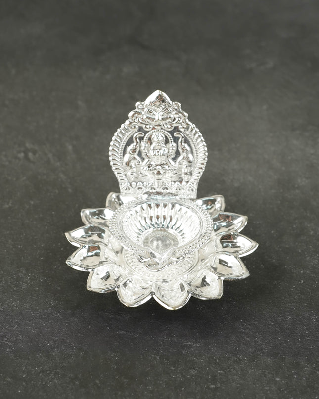 Gajalakshmi Diya with Lotus - 3 inch - WL6026