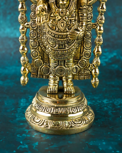 Brass Tirupathi Balaji Idol - 8 inch - WL6029