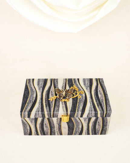 Decorative 2 Jar Dry Fruit Box - WL6048