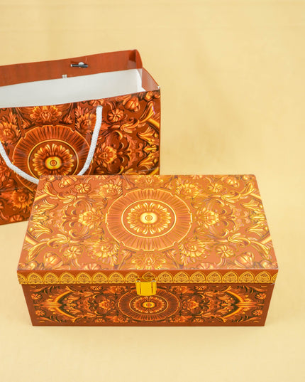 Decorative 2 Jar Dry Fruit Box - WL6050