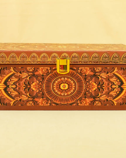 Decorative 2 Jar Dry Fruit Box - WL6050