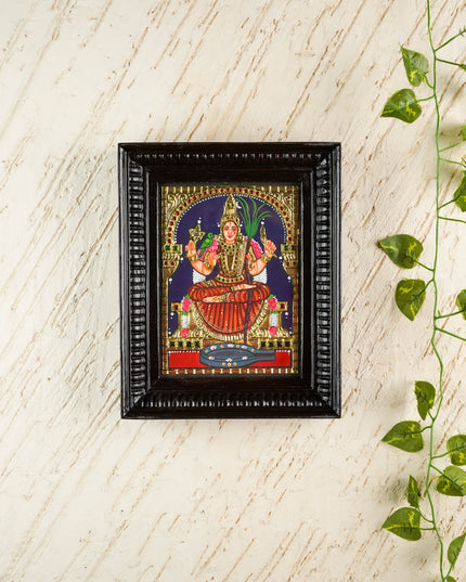 Tanjore Painting - Lalitha Parameswari - Flat (Gold foil) - 8x6 inch - WL6054