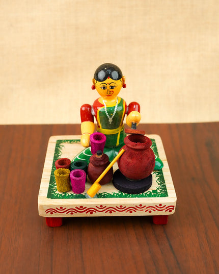 Kondapalli - Buttermilk Lady - 5 inch - WL6059