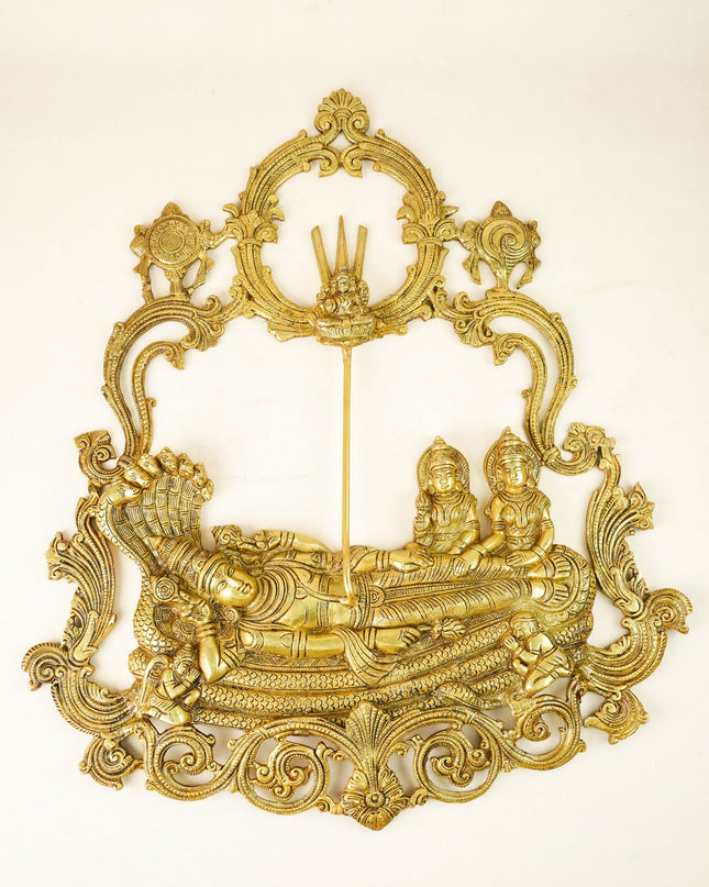 Brass Vishu Lakshmi Wall Hanging - 23 inch - WL6065