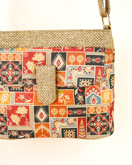 Printed Sling Bag - 9x7 inch - WL6070