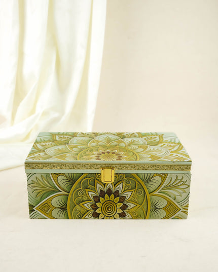 Decorative 2 Jar Dry Fruit Box - WL6084