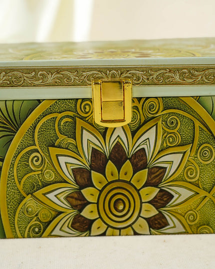Decorative 2 Jar Dry Fruit Box - WL6084