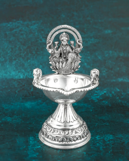 Brass Gajalakshmi Diya - 6 inch - WL6094