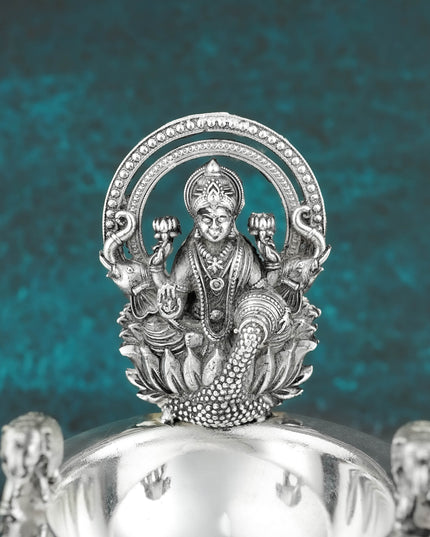 Brass Gajalakshmi Diya - 6 inch - WL6094