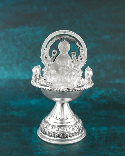 Brass Gajalakshmi Diya - 6 inch - WL6094