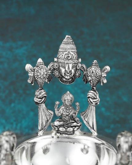 Brass Tirupathi Balaji Lakshmi Diya - 7 inch - WL6095