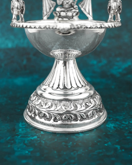 Brass Tirupathi Balaji Lakshmi Diya - 7 inch - WL6095