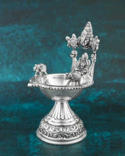 Brass Tirupathi Balaji Lakshmi Diya - 7 inch - WL6095