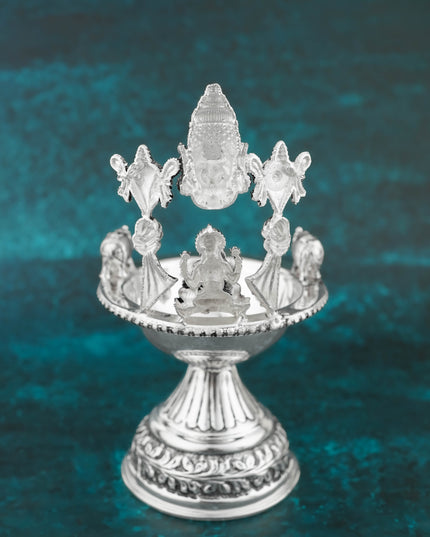 Brass Tirupathi Balaji Lakshmi Diya - 7 inch - WL6095