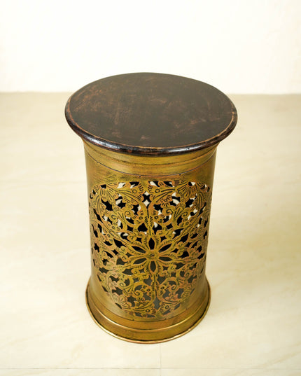 Coffee Centre Table with 4 Side Stools - Gold - WL6097