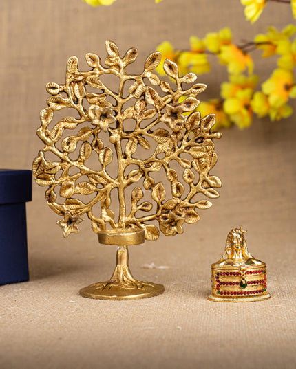 Gift Hamper - Kalapavriksha T-Light Holder with Kumkum Holder - WMH0002