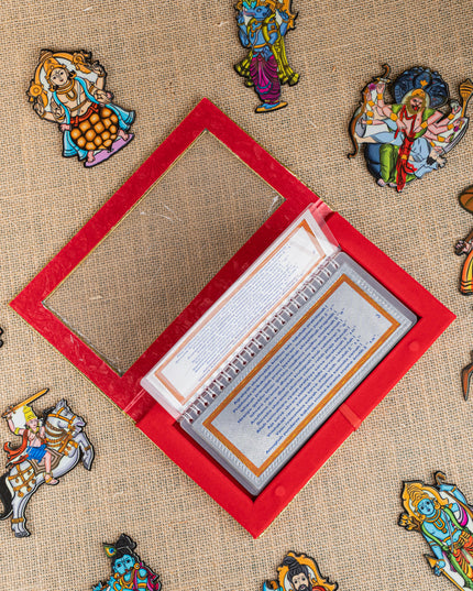 Gift Hamper - Fridge Magnet with Slokha Book - WMH0009