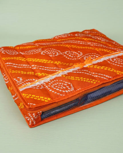 Bandhani Print Saree Cover Combo - Set of 2 - WW0012