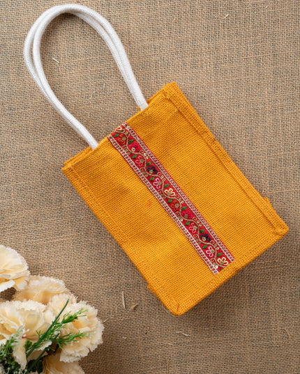 Jute Bag with Lace - WBG1753