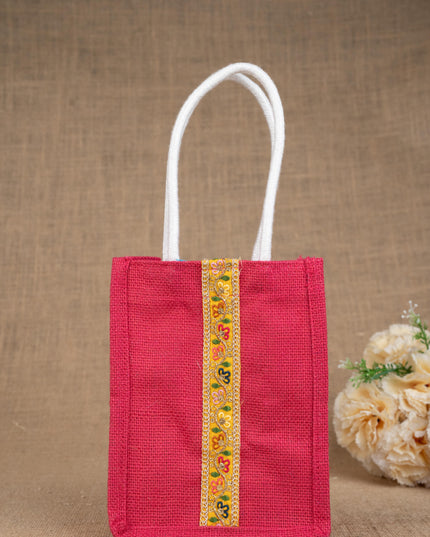 Jute Bag with Lace - WBG1753