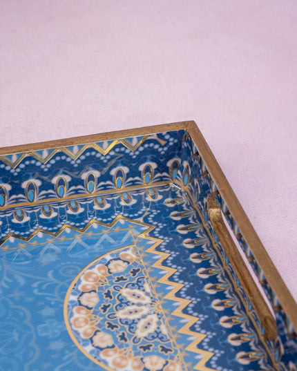 Digital Printed Floral Tray - 13x7 inch - WL5224