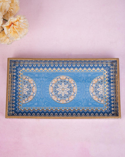Digital Printed Floral Tray - 13x7 inch - WL5224