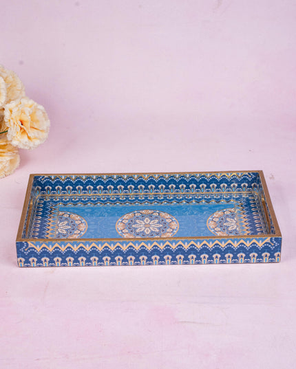 Digital Printed Floral Tray - 13x7 inch - WL5224