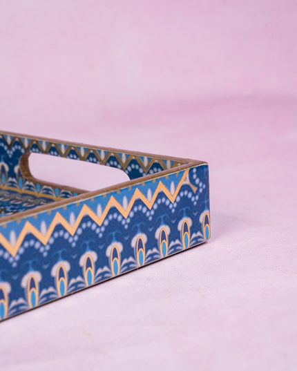 Digital Printed Floral Tray - 13x7 inch - WL5224