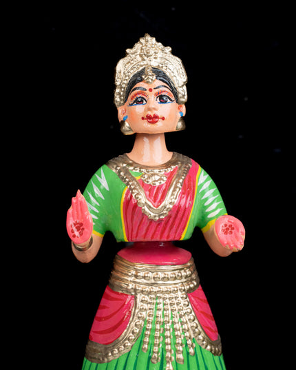 Tanjore Dancing Doll - Kondapalli - 14 inch - WL5357