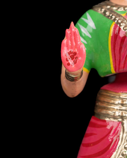 Tanjore Dancing Doll - Kondapalli - 14 inch - WL5357