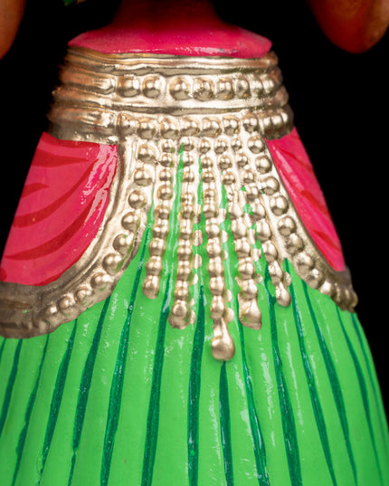 Tanjore Dancing Doll - Kondapalli - 14 inch - WL5357