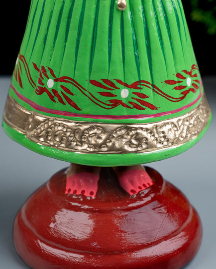 Tanjore Dancing Doll - Kondapalli - 14 inch - WL5357