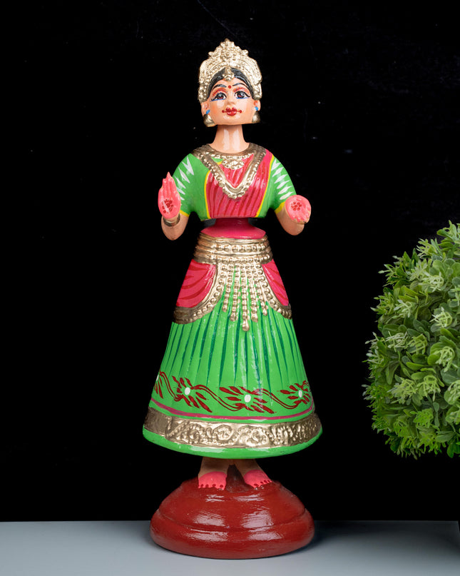 Tanjore Dancing Doll - Kondapalli - 14 inch - WL5357