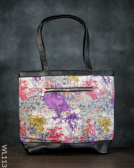 Abstract Print Tote Bag - Wl1135 Regular Handbags
