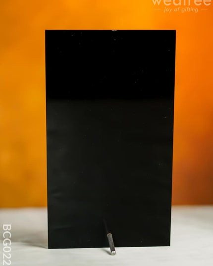 Acrylic Black Designer Trophy - 9 Inch Bcg0220 Branding