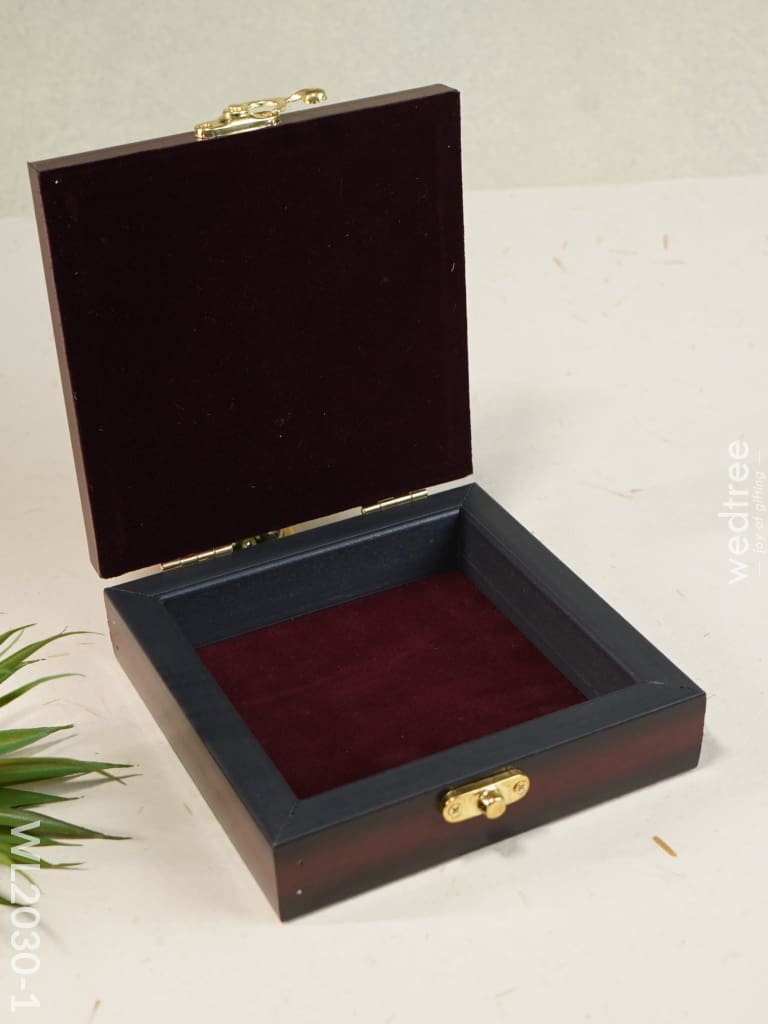 Acrylic Reverse Picture Jewelry Box - Elephant Wl2030-1 Organizers