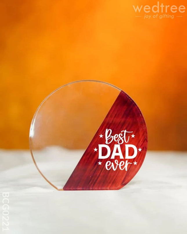 Acrylic Round Trophy - 5.5 inch - BCG0221 Trophies