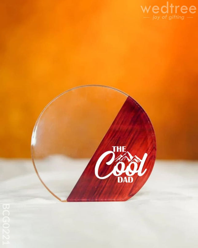 Acrylic Round Trophy - 5.5 inch - BCG0221 Trophies