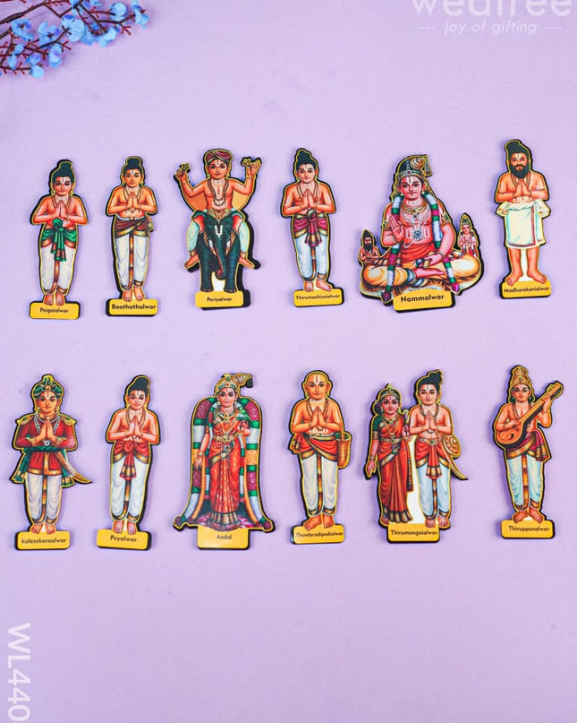Alwars - Fridge Magnet Set Wl4406 Rg