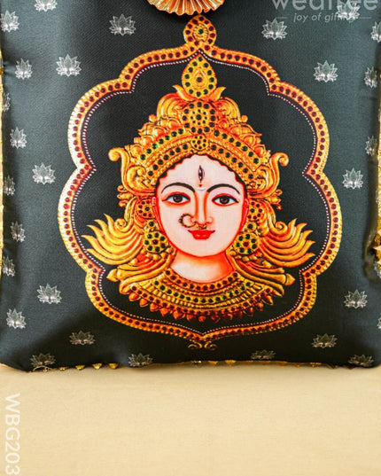 Amman Face Handbag - 9 inch - WBG2034 - Potli Bags
